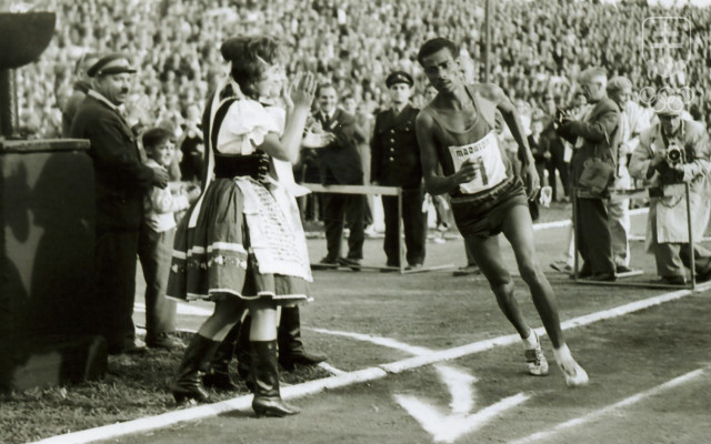 Historicky prvý dvojnásobný olympijský víťaz v maratóne Abebe Bikila z Etiópie vyhral Medzinárodný maratón mieru v Košiciach v roku 1961.