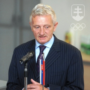 Prezident Slovenského olympijského výboru a nový člen exekutívy Európskych olympijských výborov František Chmelár. FOTO: JÁN SÚKUP