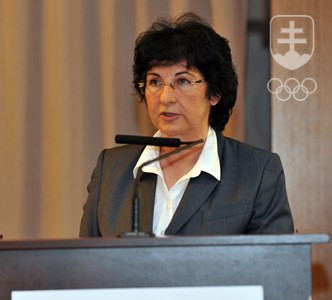 Vedúca slovenskej výpravy na ZOH v Soči Janka Gantnerová. FOTO: JAKUB SÚKUP