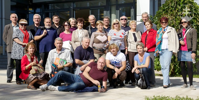 Členoia olympijských klubov zo Slovenska v spoločnosti hostiteľov z Maďarskej olympijskej akadémie.