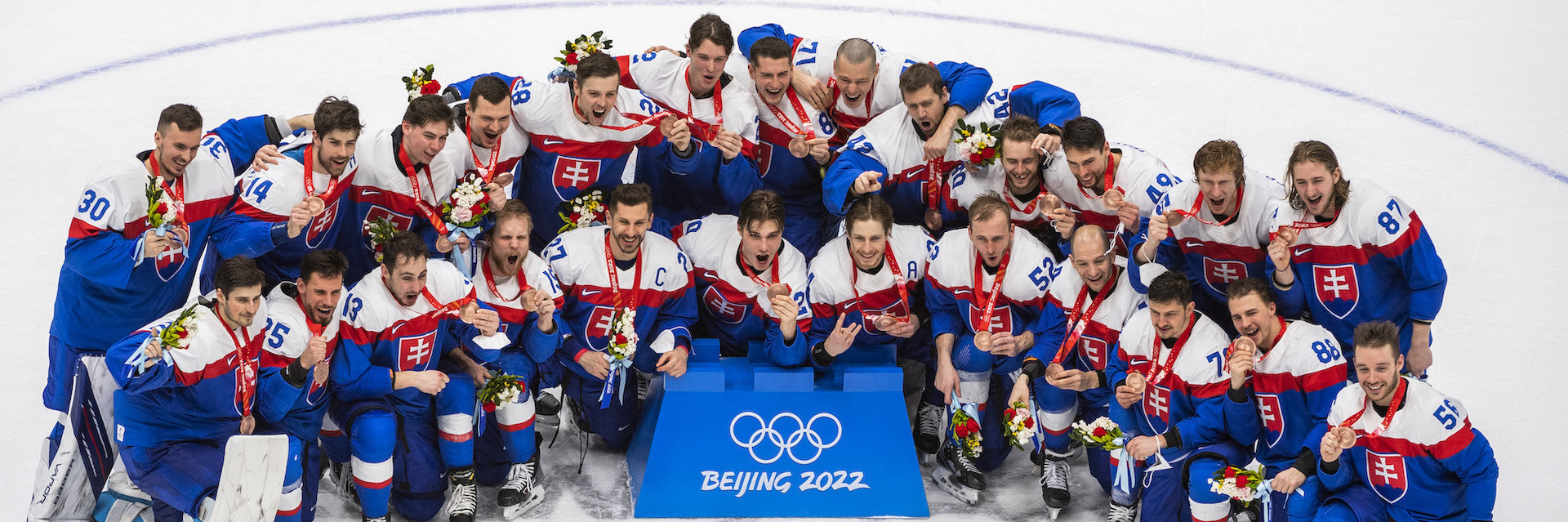Slovensko získalo historický olympijský hokejový bronz