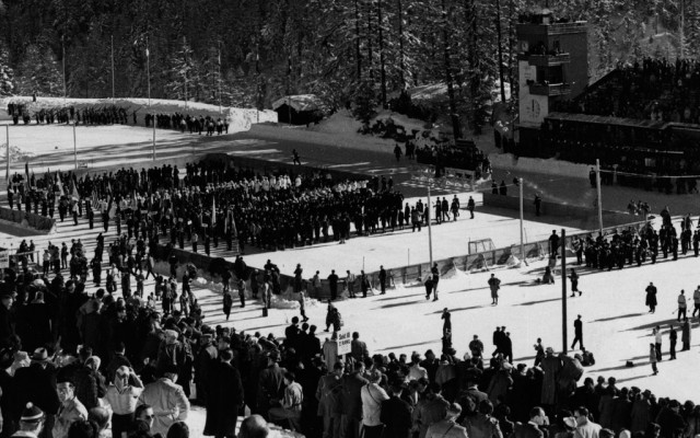 St. Moritz 1948 banner