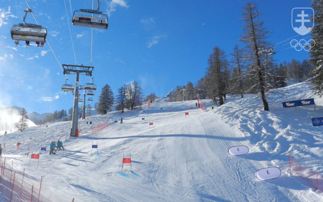 Lichtenštajnské stredisko Malbun, kde prebiehajú súťaže v zjazdovom lyžovaní. FOTO: MOJMÍR GAŠKO