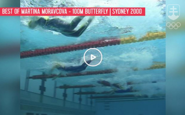 OH Sydney 2000- Martina Moravcová, striebro (100m motýlik)