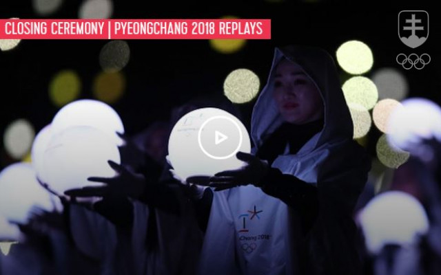 ZOH Pjongčang 2018 - Záverečný ceremoniál