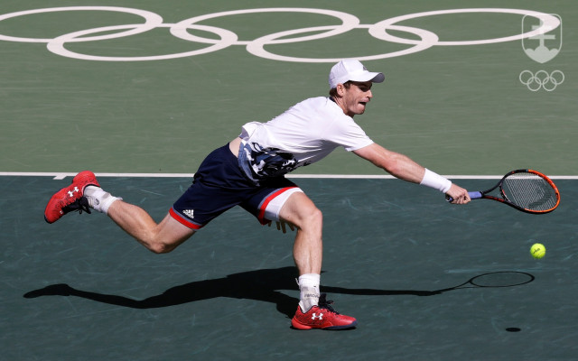 Britský tenista Andy Murray, víťaz dvojhry na OH 2016 v Riu de Janeiro.