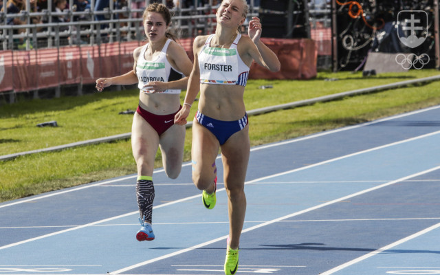 Viktória Forster na Olympijských hrách mládeže 2018 v Buenos Aires. 