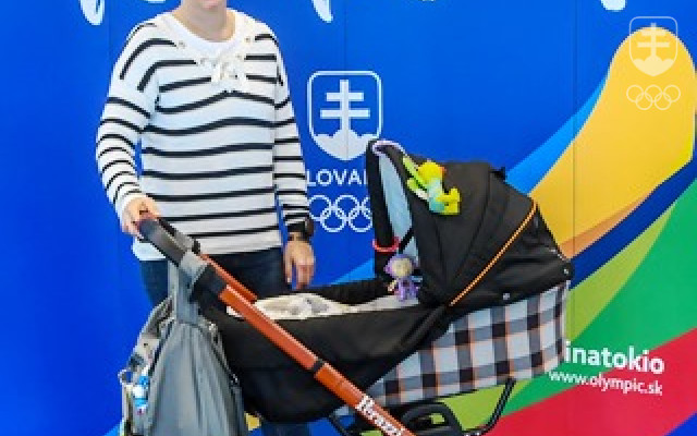 Dvojnásobná strieborná olympijská medailistka v športovej streľbe Zuzana Rehák Štefečeková mala počas celého seminára pri sebe dvojmesačného synčeka.