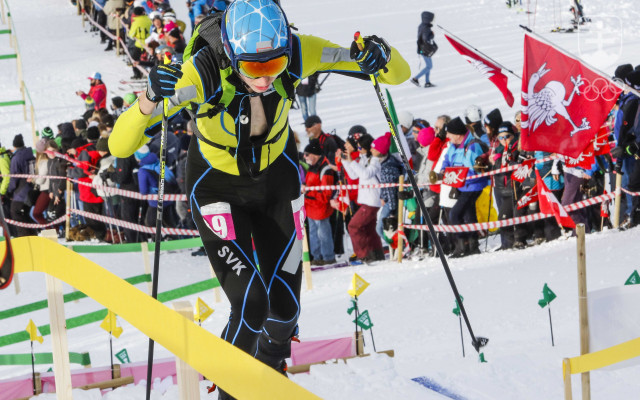 Skialpinista Matúš Černek obsadil v šprinte 18. miesto. 