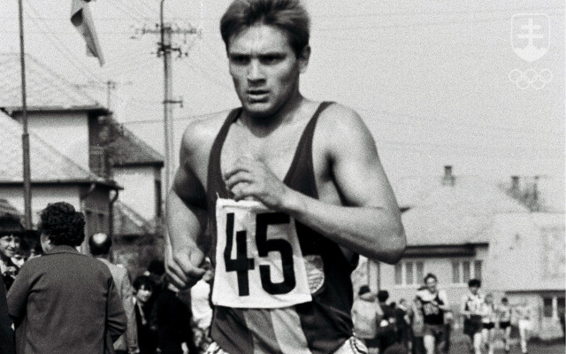 Slovák Jozef Pribilinec, zlatý medailista z OH 1988 v Soule v chôdzi na 20 km.