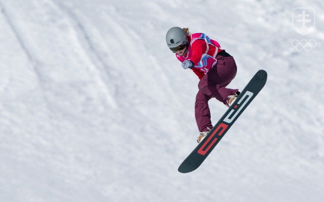 Eva Hanicová na III. zimných olympijských hrách v Lausanne 2020. 
