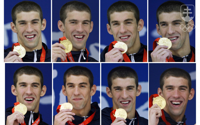 Michael Phelps na OH 2008 – Zlatý medailový rekord.