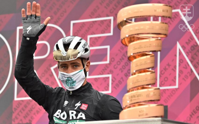 Peter Sagan pred štartom 3. etapy Giro d´Italia.