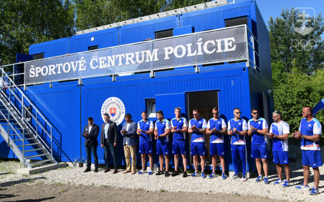 Nová lodenica Športového centra polície na Zemníku. 