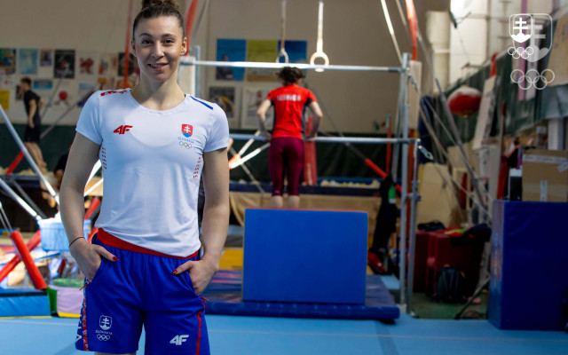 Barbora Mokošová v olympijskom oblečení