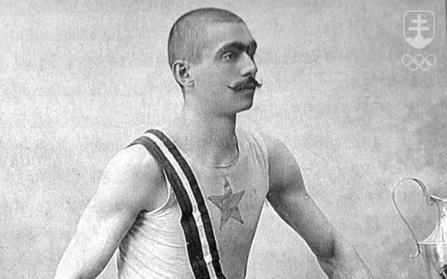 Historicky prvý olympionik slovenského pôvodu Alojz Sokol, na OH 1896 v Aténach tretí v behu na 100 m.