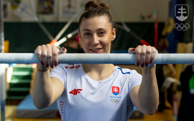 Športová gymnastka Barbora Mokošová.