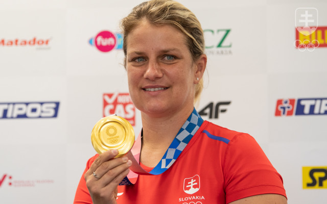 Na snímke olympijská šampiónka Zuzana Rehák Štefečeková