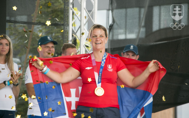 Zuzana Rehák Štefečeková na Olympijskom festivale ukázala zlatú medailu-