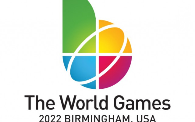 Logo Svetových hier v Birminghame.