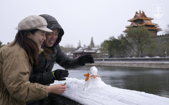 Sneženie v Pekingu