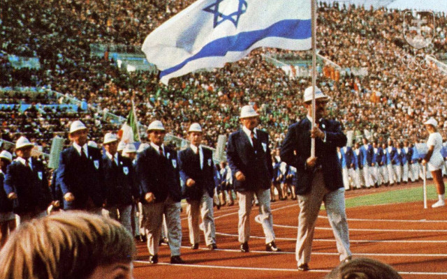 Nástup izraelskej výpravy na slávnostnom otvorení OH 1972.