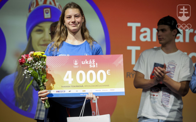 Z radov superfinalistov spomedzi jednotlivcov dostala najviac hlasov od verejnosti rýchlokorčuliarka na krátkej dráhe Tamara Tokárová.