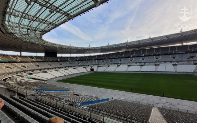 Pohľad do útrob Stade de France.