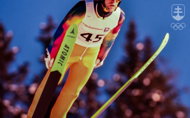 Martin Švagerko na ZOH 1994 v Lillehammeri.