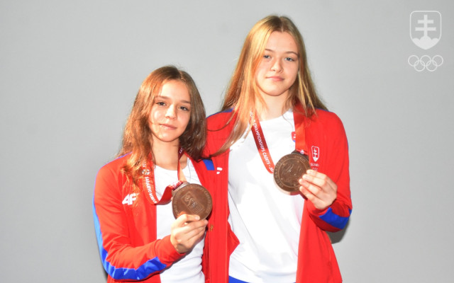 Úspešné dorastenky sesternice Patrícia (vľavo) a Lenke Tománkové. 