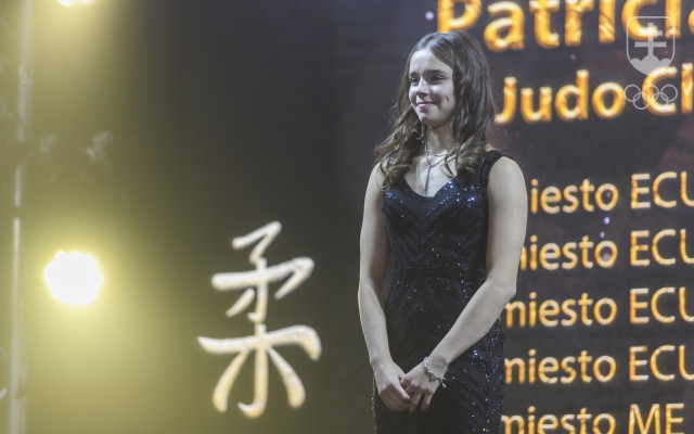 Patrícia Tománková počas Judo Awards v Pezinku