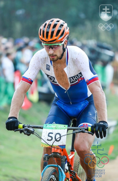 Peter Sagan počas súťaže horských cyklistov na OH 2016 v Riu de Janeiro
