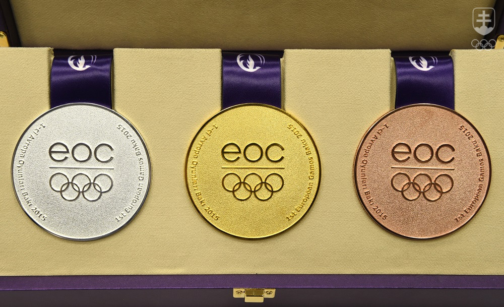 Organizátori premiérových Európskych hier v Baku predstavili dizajn medailí