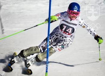 Veronika Velez Zuzulová na trati slalomu SP v Aare. FOTO: TASR/AP