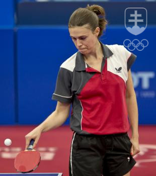 V posledných dvoch zápasoch, v ktorých išlo už o medaily, Eva Ódorová bojovala s bolesťami ramena. FOTO: TASR/MARTIN BAUMANN