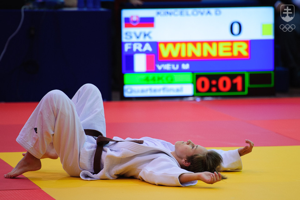 Dominika Kincelová po prehre vo štvrťfinále. FOTO: PAVOL UHRIN