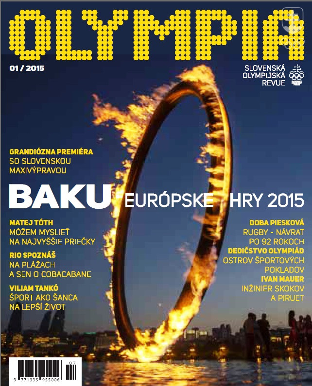 Vychádza prvé číslo časopisu OLYMPIA, slovenskej olympijskej revue, ktorá na 100 stranách ponúka množstvo pútavého čítania