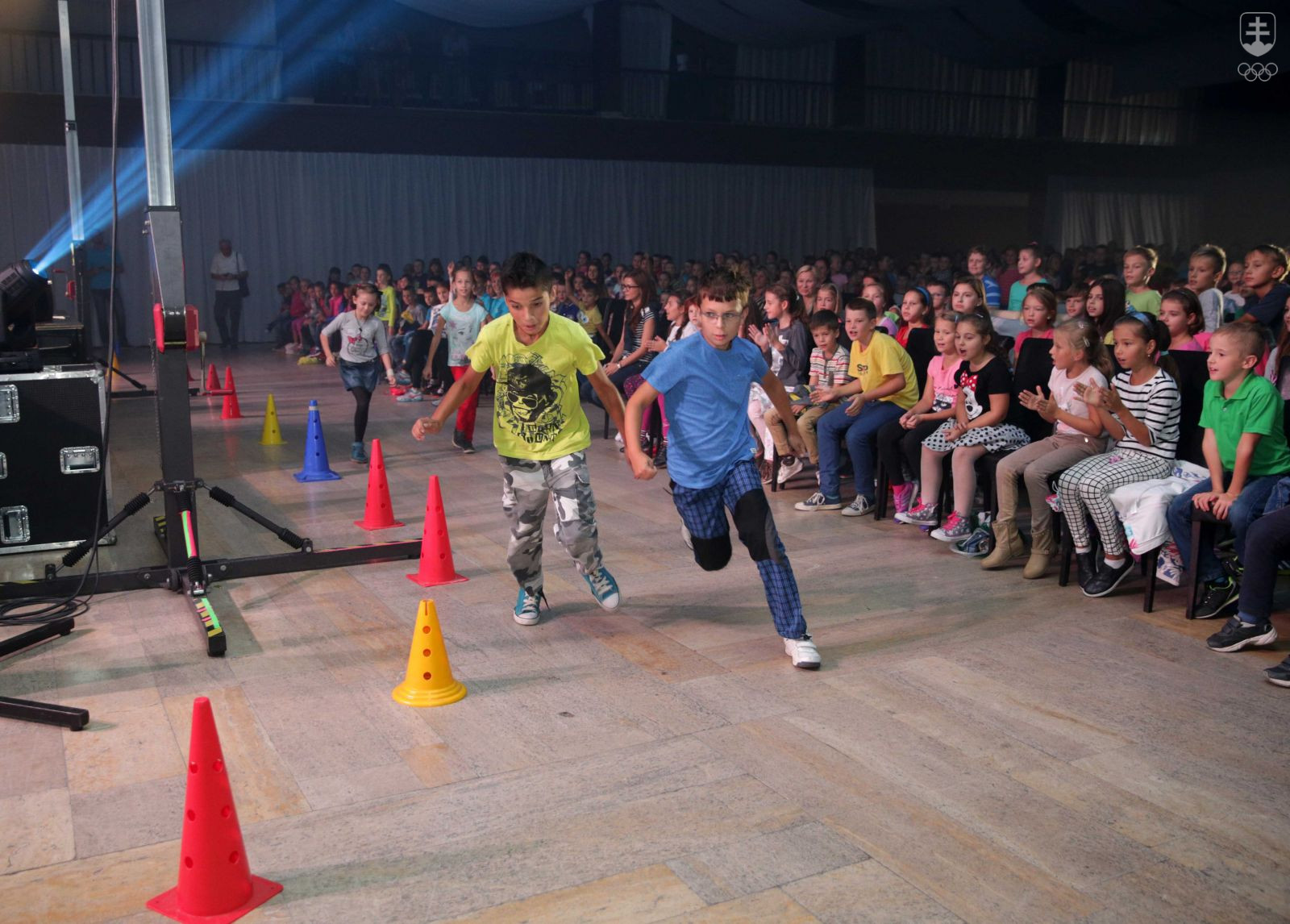 Deti si mohli vyskúšať viaceré športy už v pondelok, no objaviť svoj šport budú môcť v Košiciach najmä v stredu. FOTO: MIROSLAV VACULA