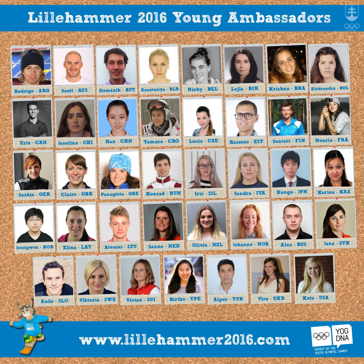 MOV predstavil mladých ambasádorov pre II. zimné olympijské hry mládeže v Lillehammeri, za Slovensko Jana Gantnerová