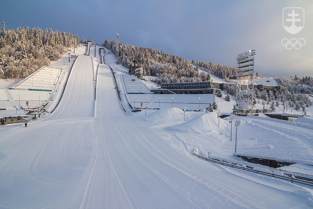 Skokanský mostík Lysgårdsbakkene Ski Jumping Arena. FOTO: ALEXANDER ERIKSSON, YOG Flickr