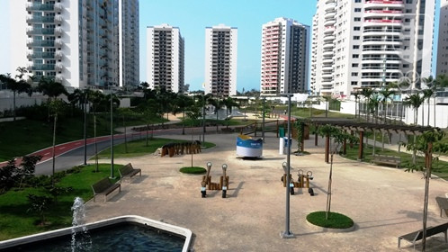 Pohľad na časť Olympijskej dediny v Riu de Janeiro. FOTO: SOV