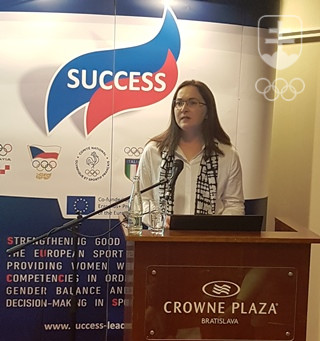 Program SUCCESS predstavila jeho iniciátorka Alma Papičová z Chorvátska. FOTO: ĽUBOMÍR SOUČEK
