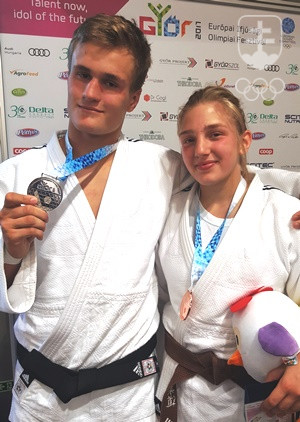 Džudo v Juniorskom olympijskom tímu zastupujú medailisti z tohtoročného EYOF Denis Turac a Nina Geršiová. FOTO: TOMÁŠ TURČAN