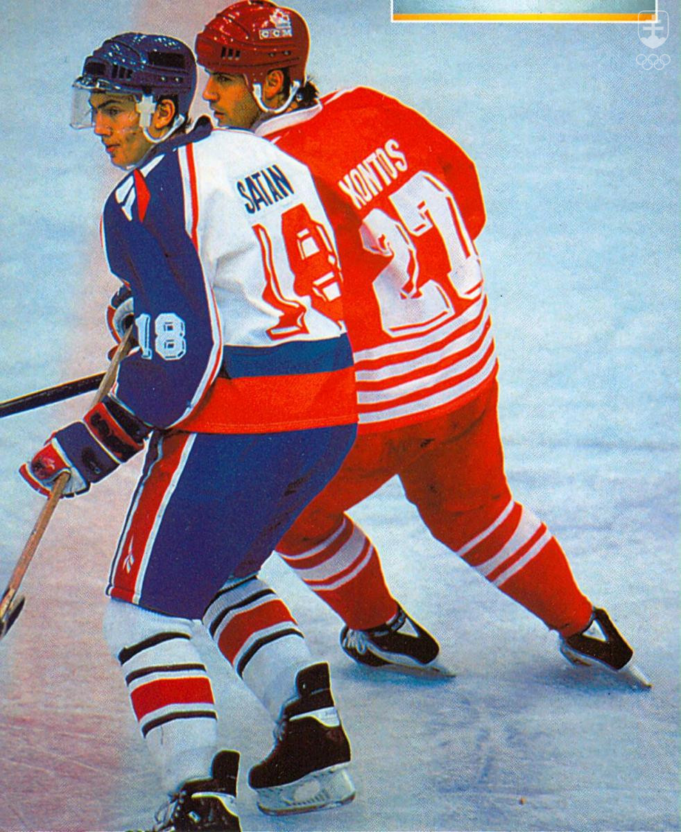 Miroslav Šatan – najlepší strelec olympijského hokejového turnaja v Lillehammeri 1994. FOTO: ŠTART