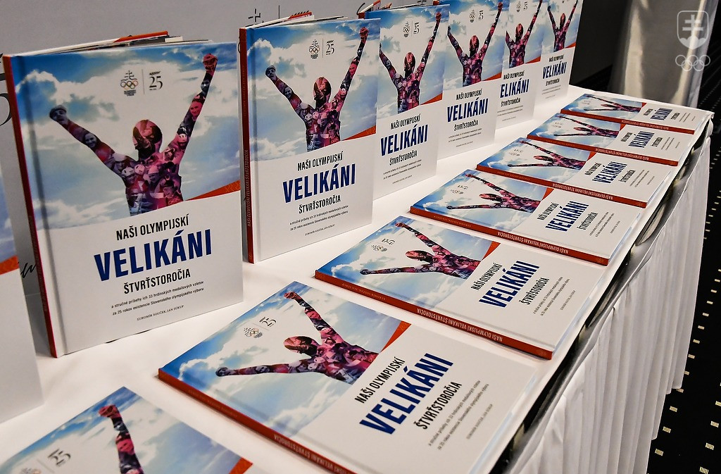 SOV oslávil štvrťstoročnicu aj s prítomnosťou množstva olympijských medailistov, na počesť 26 držiteľov medailí z éry samostatnosti vydal k jubileu knihu