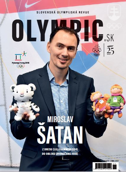 SOV vydal magazín OLYMPIC.sk jeseň/zima 2017,  dominujú v ňom témy ZOH v Pjongčangu a našich 25 olympijských rokov