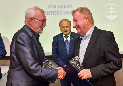 Ján Grexa (vľavo) a František Morvai získali Cenu Mira Procházku.