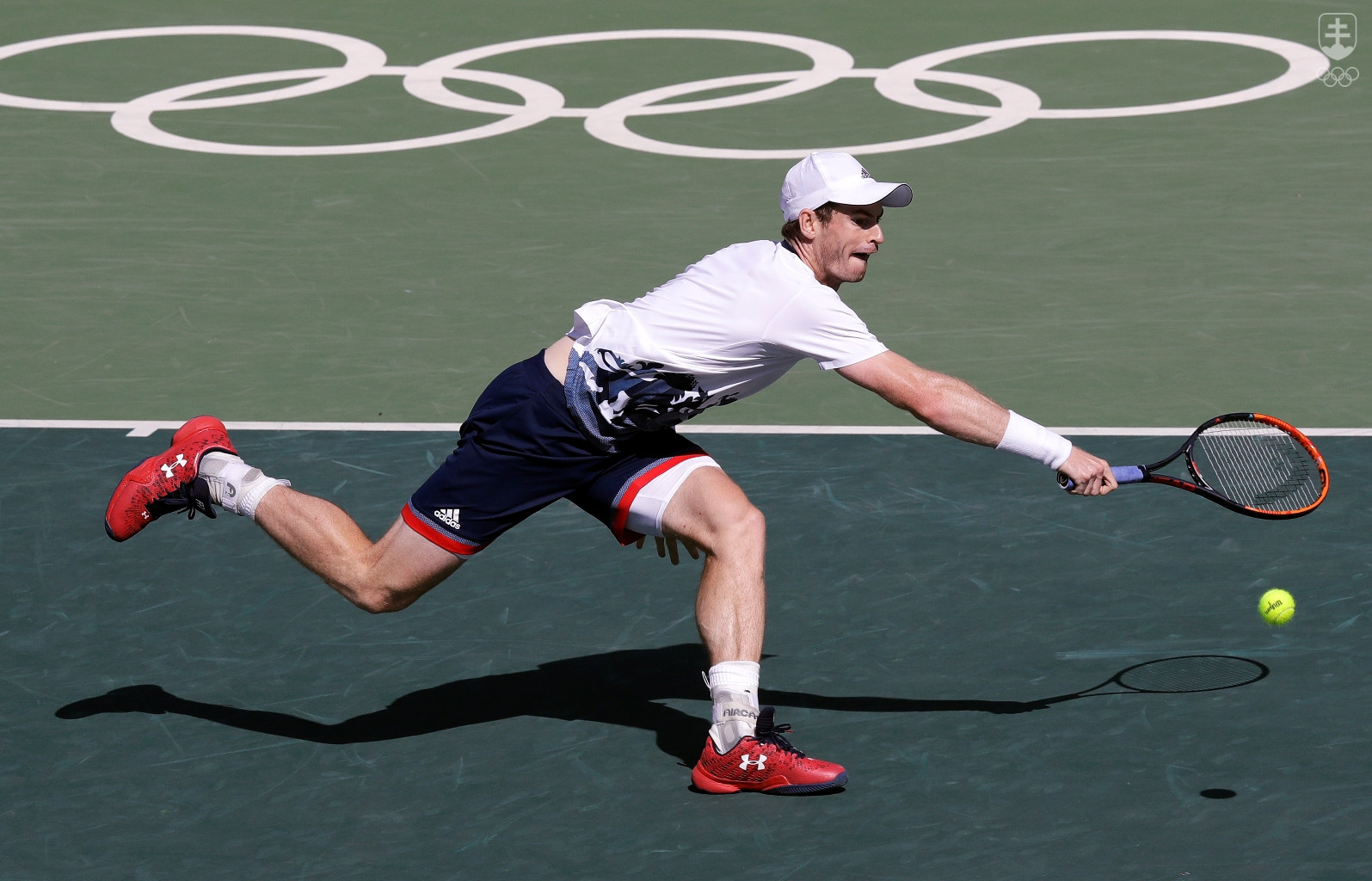 Britský tenista Andy Murray, víťaz dvojhry na OH 2016 v Riu de Janeiro.