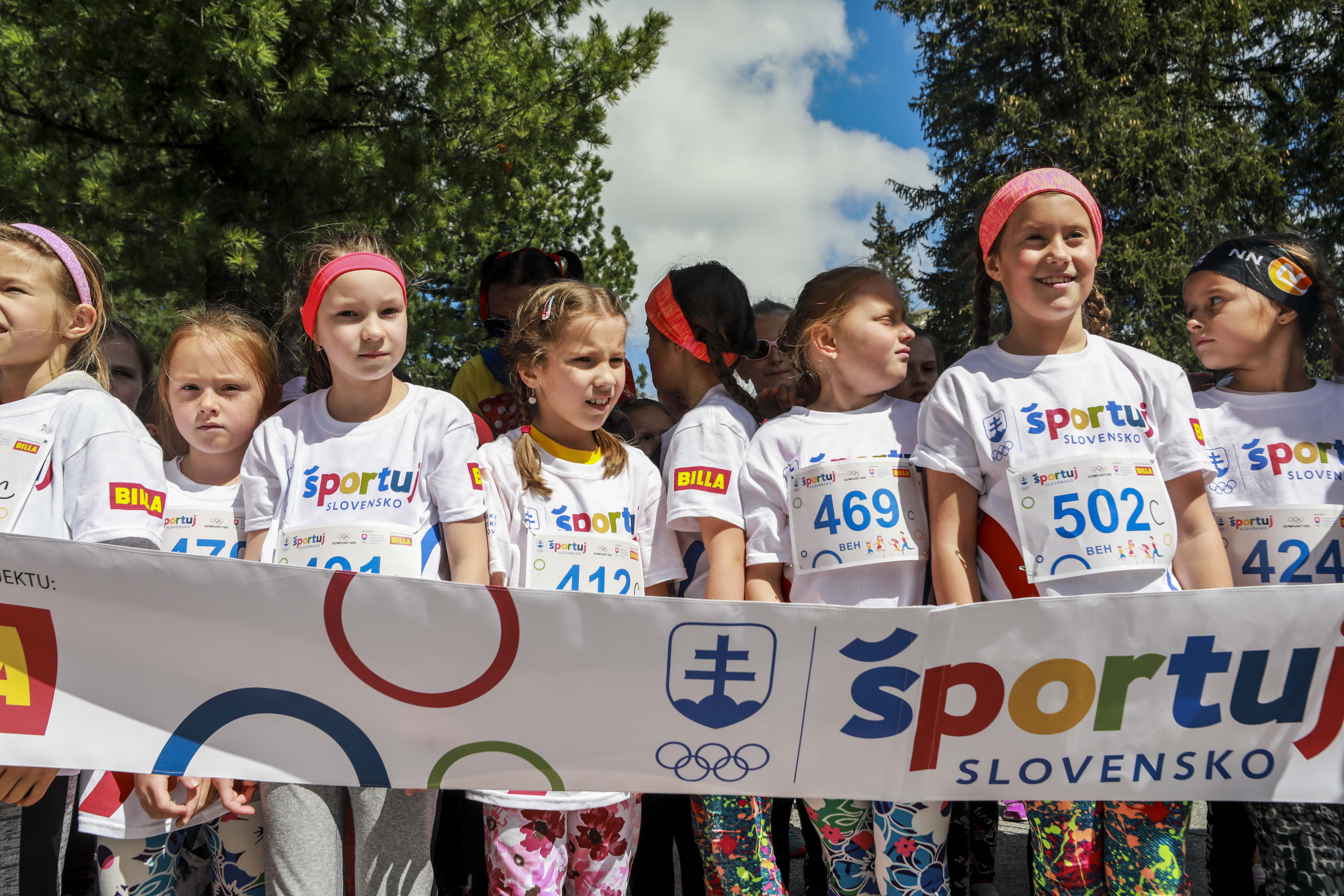 Projekt "Športuj Slovensko" rozvíja pozitívny vzťah detí k športu a pohybu. 