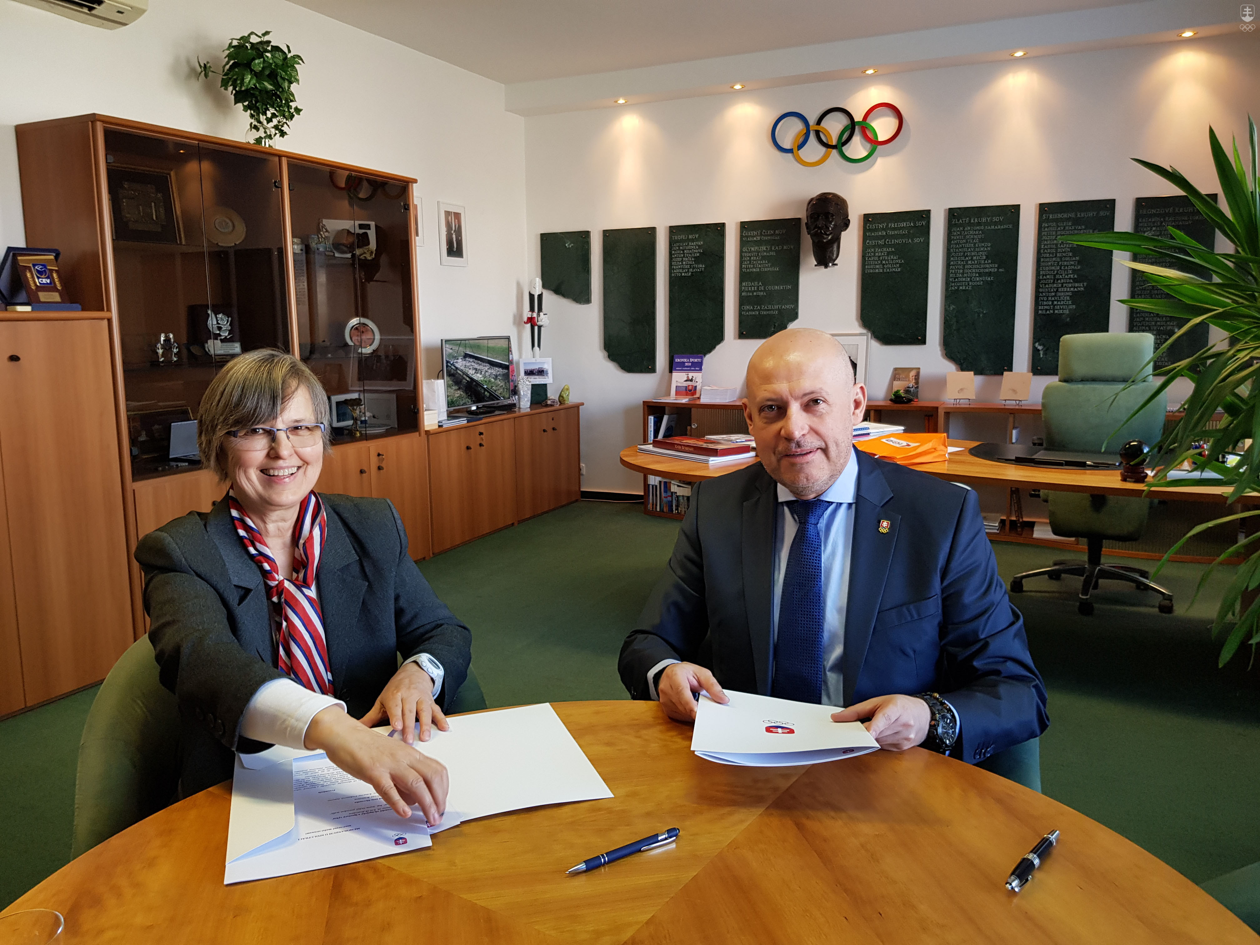 Podpísanie Memoranda o vzájomnej spolupráci so Sokolskou úniou Slovenska
